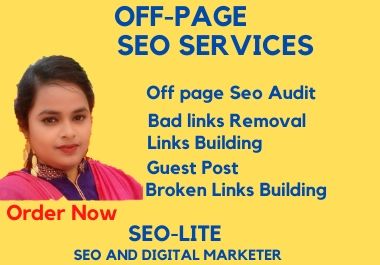 I will do off page SEO service, manual high quality backlinks