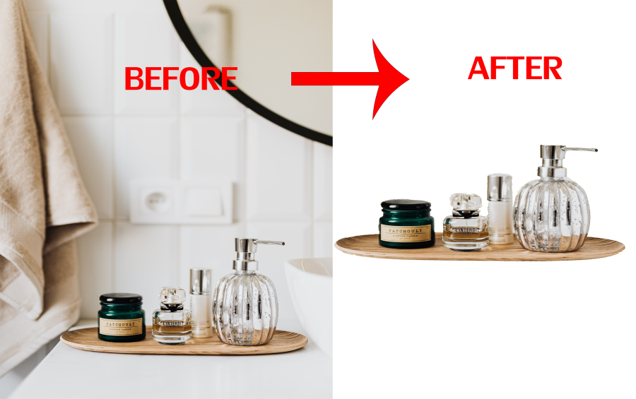 Remove Background of 5 product images lass than 24hr