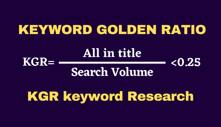I will find kgr keyword research that will rank fast