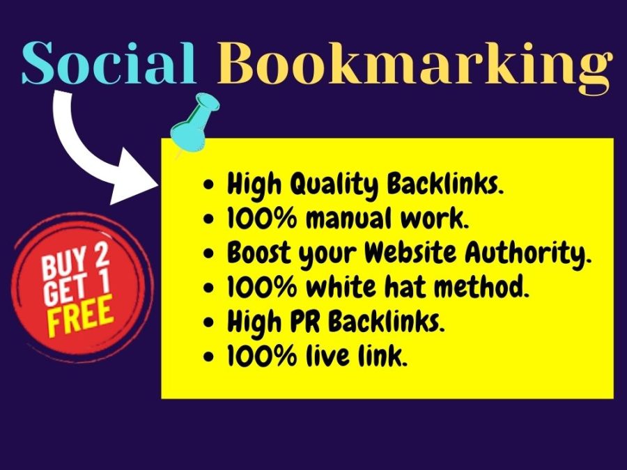Manually Build 130+ High quality and High PR Social Bookmarking Back-links Linkbuilding with login