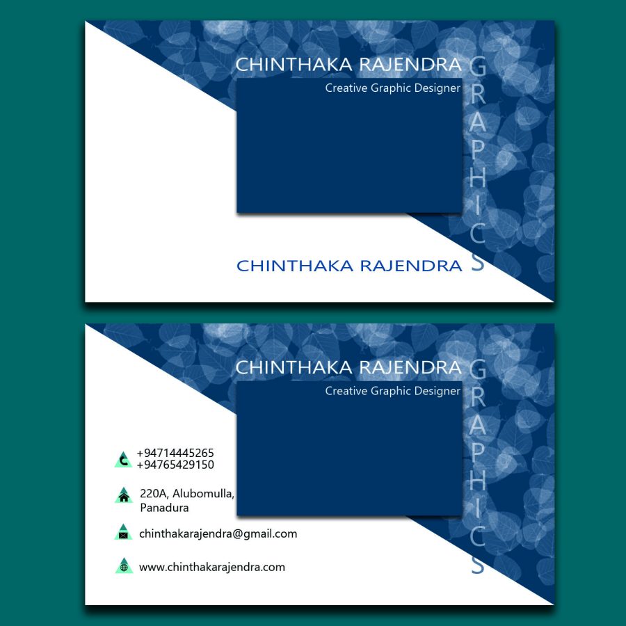 I will create business card deasign for your branded work as soon as possible 
