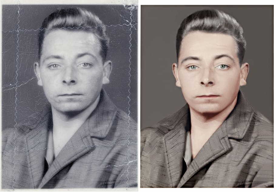 i can do restore, retouch, repair, and colorize your old photo can do restore, retouch, repair, and