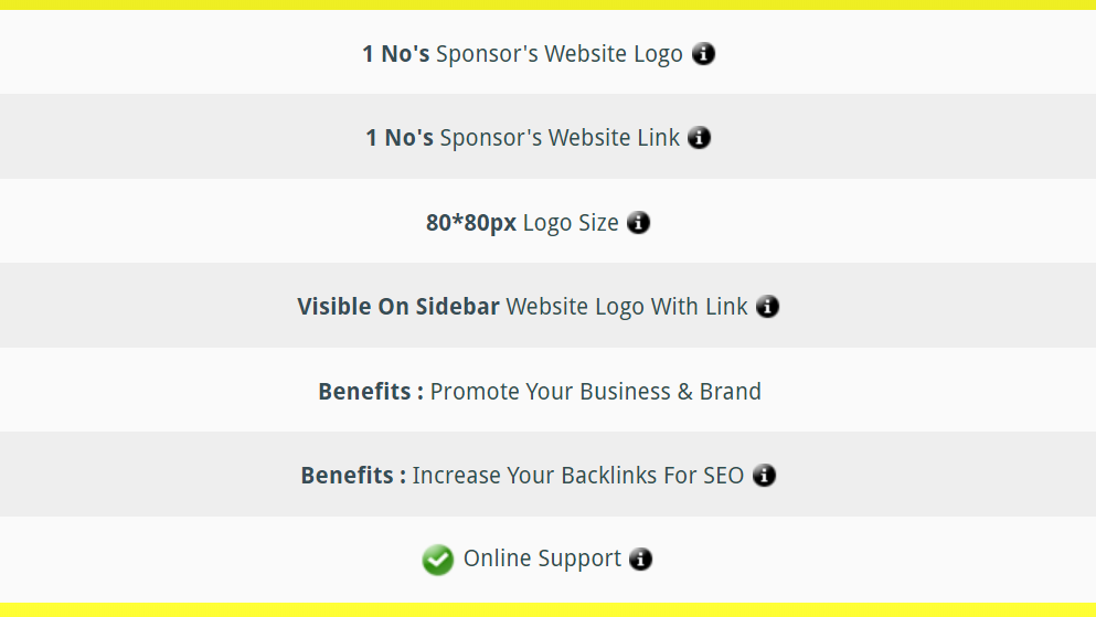 Promote Your Website With Your Brand Logo And Website Link
