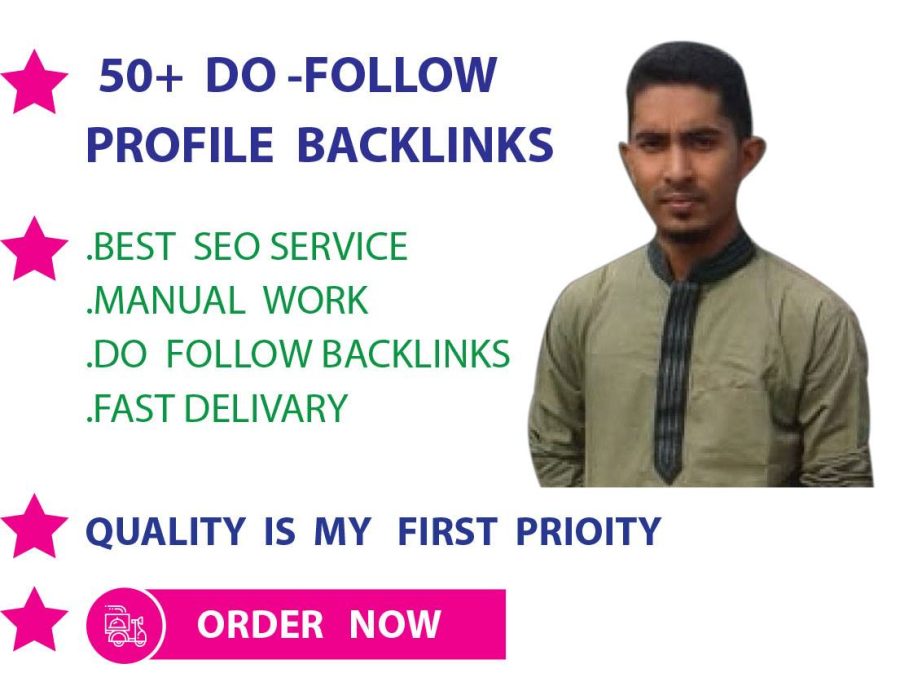 I will do social media profile,profiles SEO backlinks