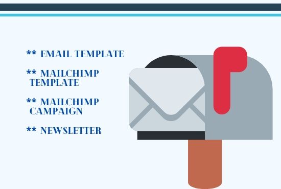 I will design responsive template with HTML or mail chimp