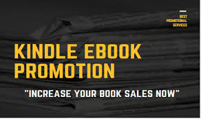 I will do amazon kindle book promotion and ebook promotion