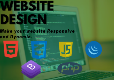 Make responsive & dynamic website