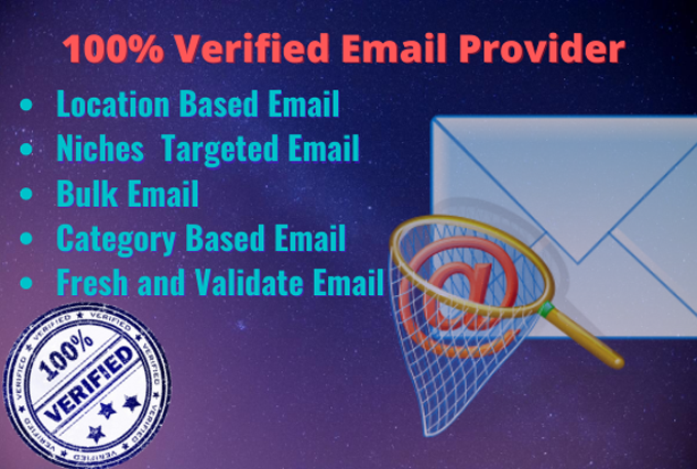 I will Provide Verified 5K Email List for Marketing