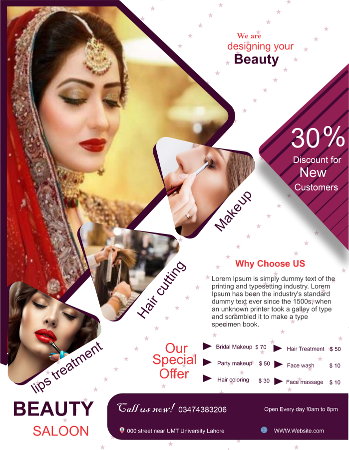 I will design flyer, brochure, and business card