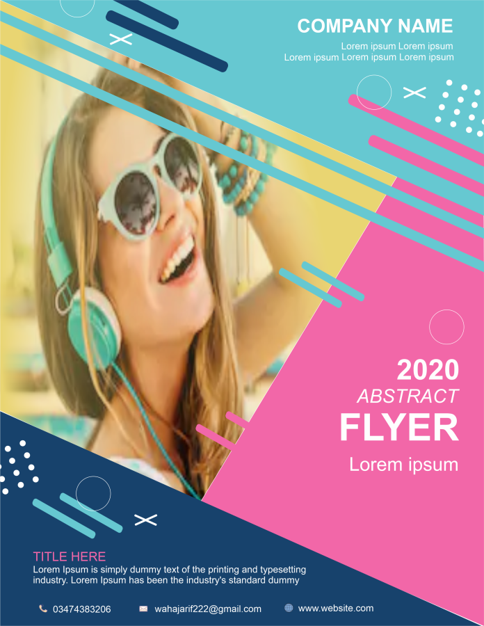 I will do nice flyer, event flyer, club and sports flyer