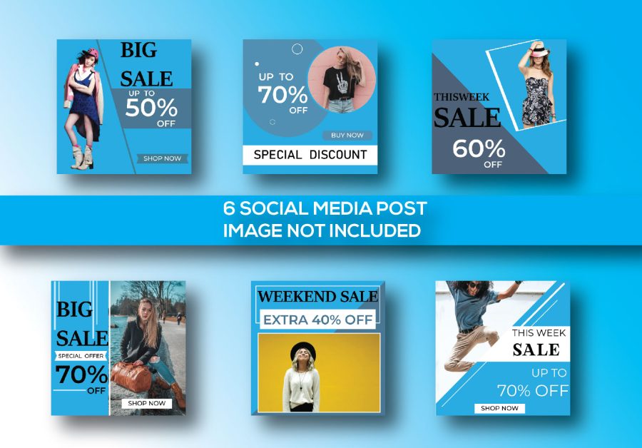 I will provide you 100 Social post Design for your targated niches.