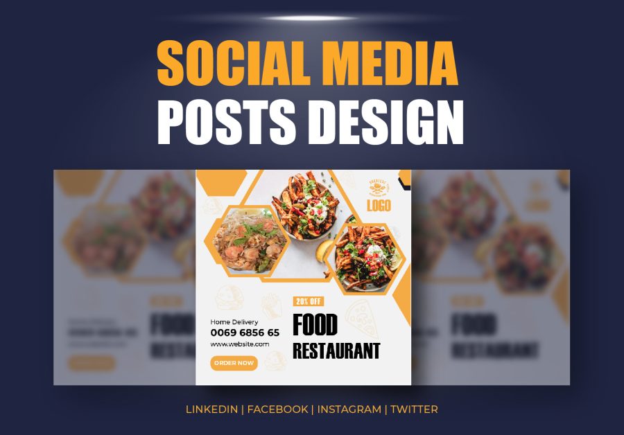 I will design creative professional social media posts 