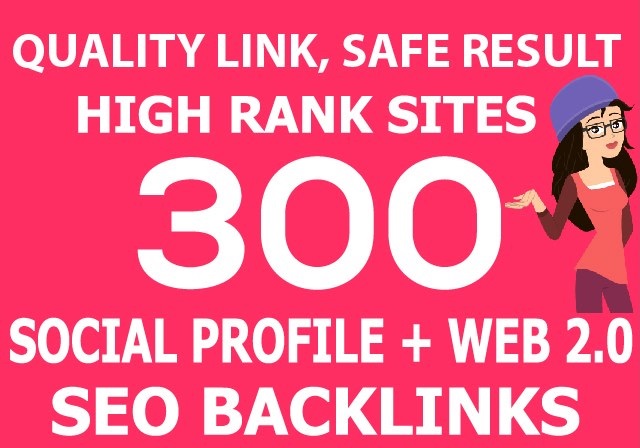  create 270 social profile, 30 web 2,0 high rank sites seo backlinks