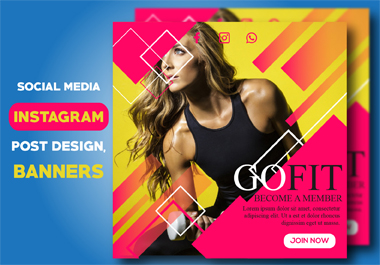 I will create attractive 10 professional instagram post images design 