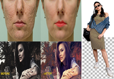 I will do photo editing, photo retouching,photoshop editing within 24 hour.