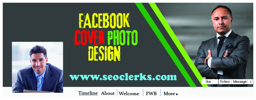 Iwill design attractive facbook cover photo 