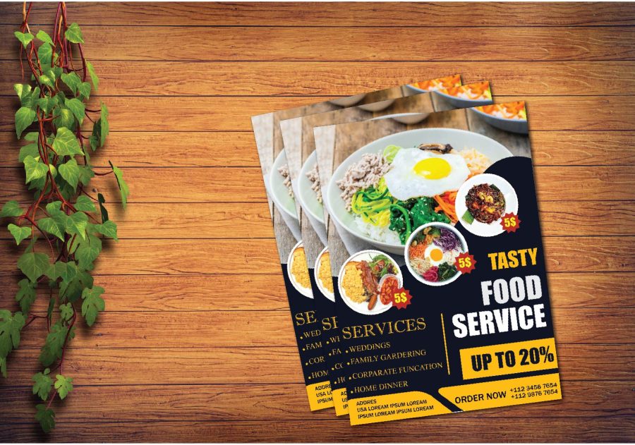 I will design flyer,poster or resturant menu