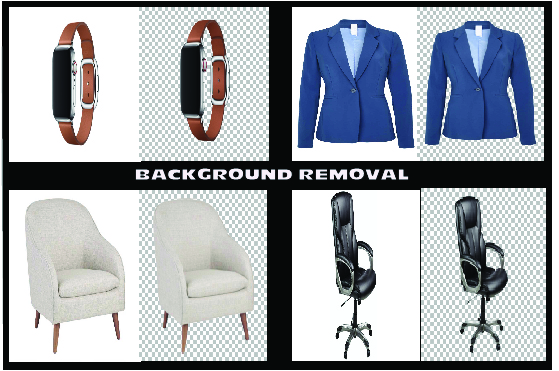 I will do removal background and transparent