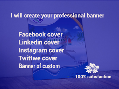 Design Professional LinkedIn, Facebook,Instagram,twitter Cover Photo Banner