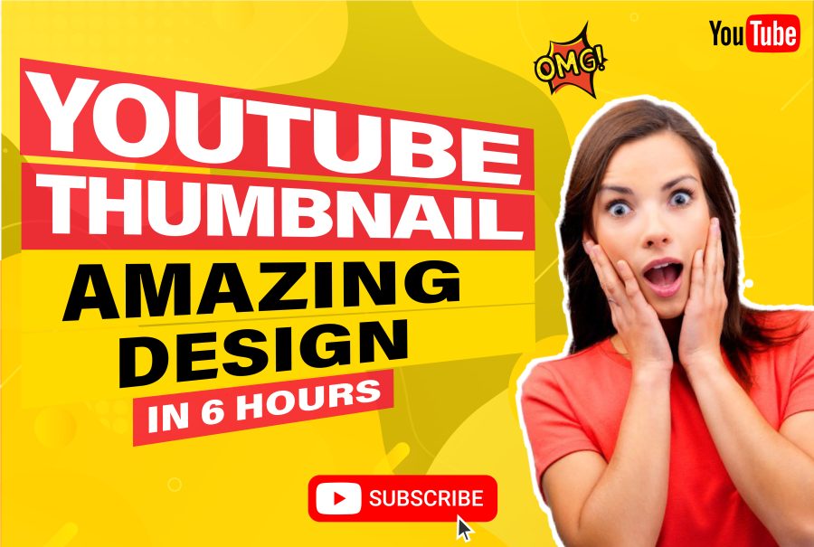 I will design amazing eye catchy youtube thumbnail