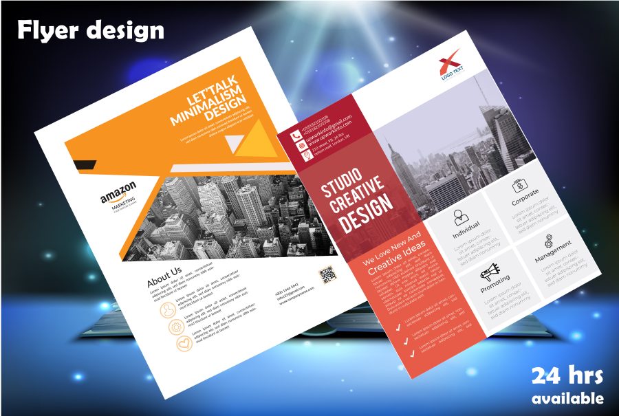 I will design a professional business flyer or brochure for you