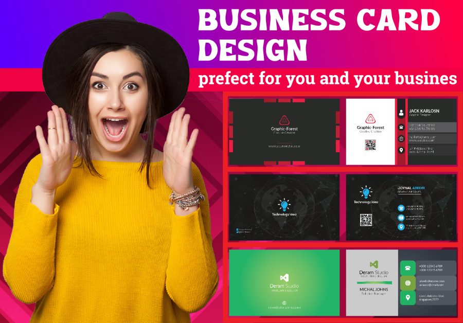 I will design any business card with print ready files