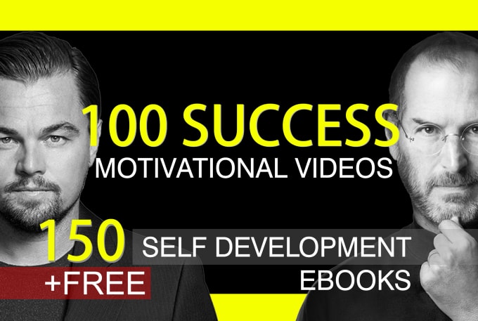 I will give you 100 motivational videos, tracks, ebooks for personal development