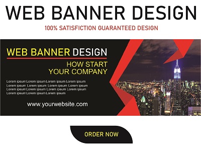 I will do web banner design, banner ads, facebook ads, facebook banner