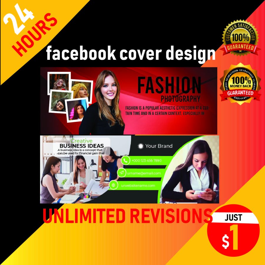 I will design facebook cover . art, web banner, logo.