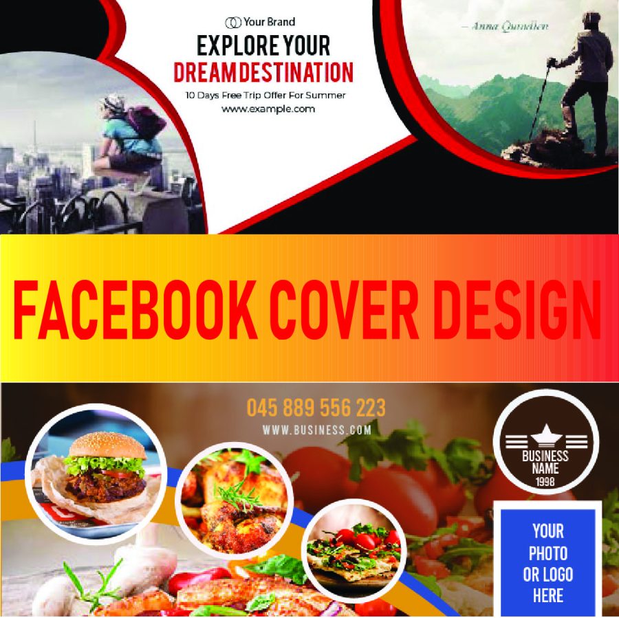 I will design facebook cover . art, web banner, logo.