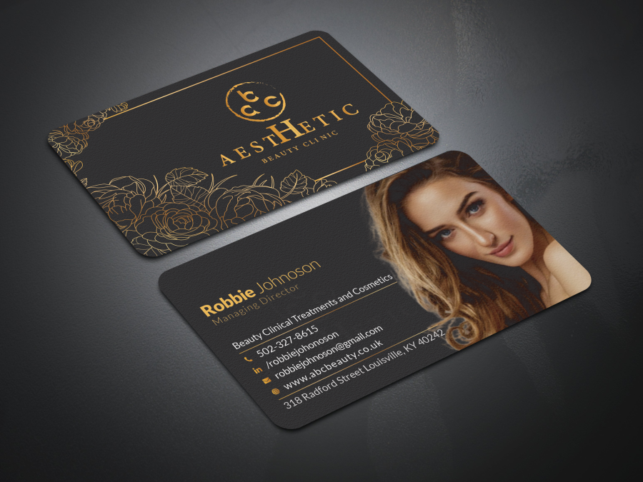 I will design unique modern, luxury business card business card design.