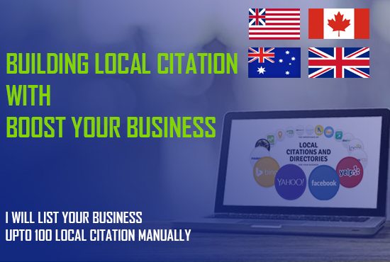 I will manually add your business in upto 20 local citation .