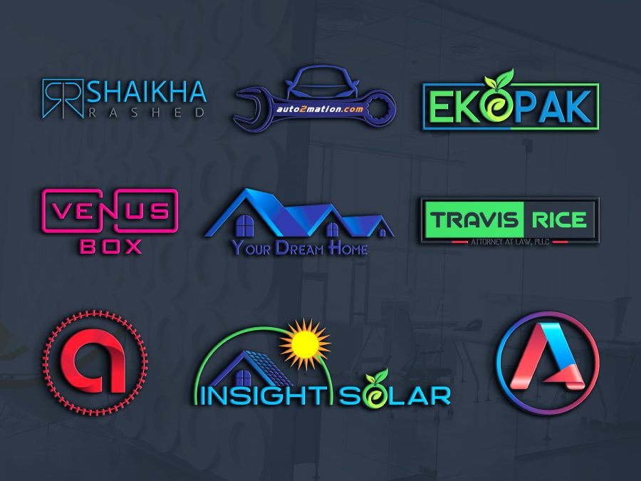 I will do modern professional creative unique business logo design