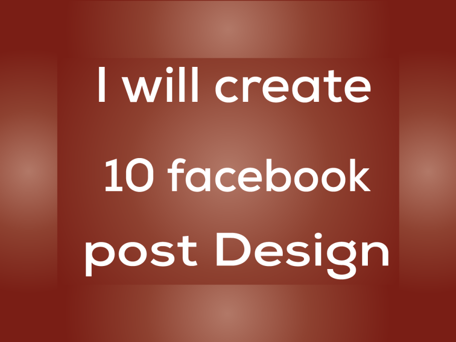 I will design 10 facebook post design