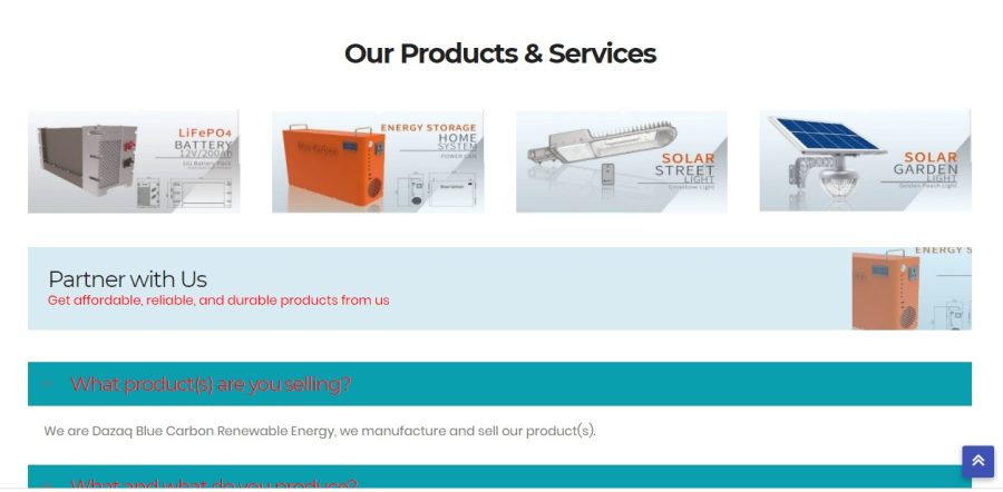 Simple Dynamic and Responsive Website