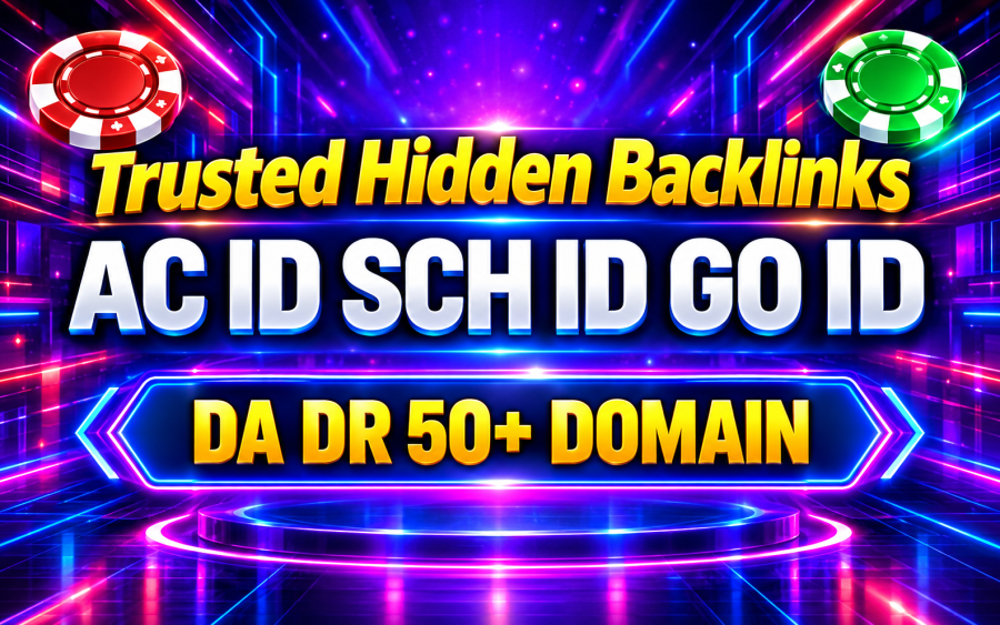 I will trusted hidden backlinks ac.id sch.id go.id