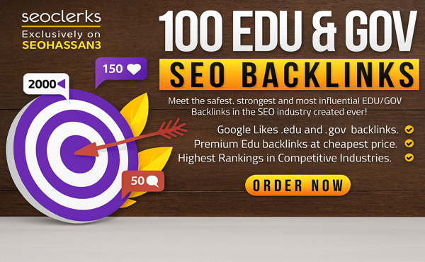 I will do high authority Edu/Gov links from top universities
