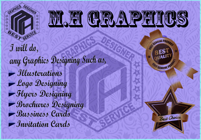 I will do any Graphics Designing,Logo design 