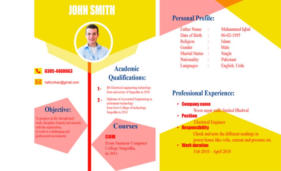 Professional CV & Resume design 