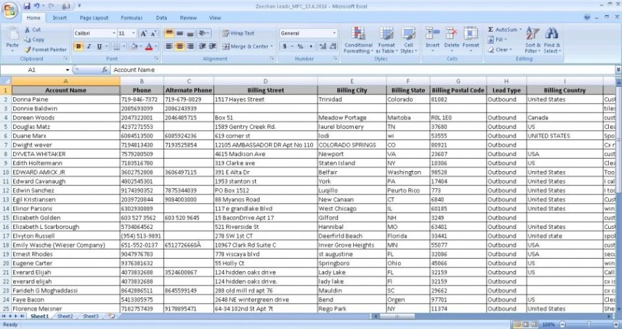 I will do B2B and B2C Lead Generation and Web Research