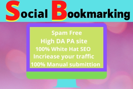 Provide 50 social bookmarks backlinks SEO backlinks on Bookmarking sites