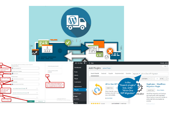 move,migrate,transfer your wordpress website in few hours