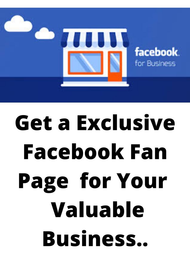 Get A Exclusive, Ordinary And Helpful Business Page Or Page