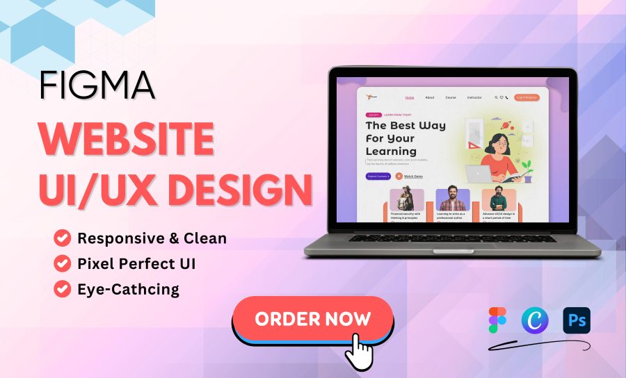 Professional Design: Build a User-Friendly & Responsive Website with Figma