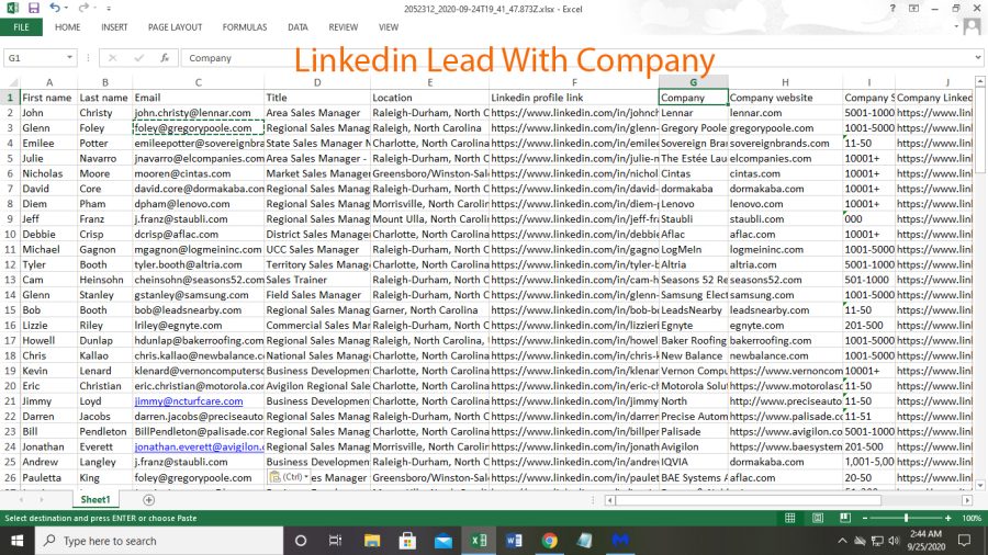 I will do b2b lead generation, b2b linkedin lead generation, data entry, web research