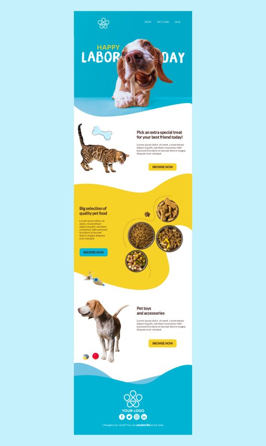 I will do design responsive html email template for any platform