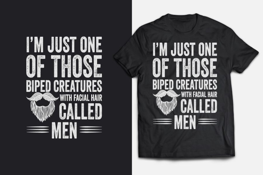 I will do unique, trendy and premium custom typography t shirt design.