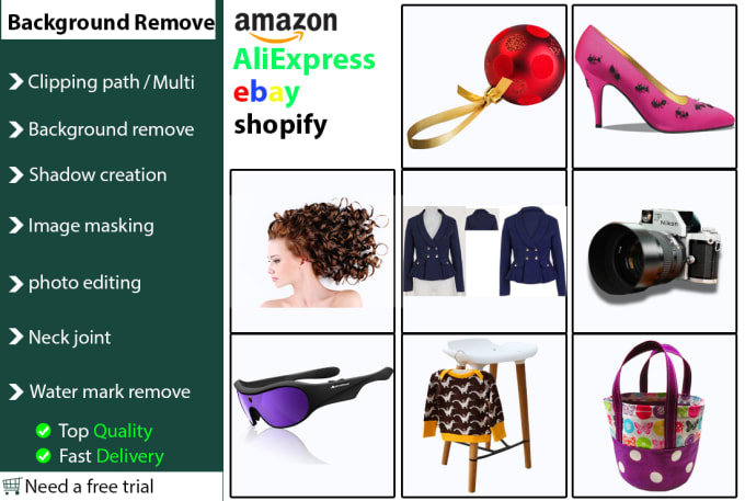 I will do 10 photoshop edits, remove background, face swap, image resize professionally