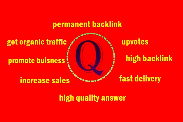 I can provide 15 quora answer to promote your website with high backlink+ upvote