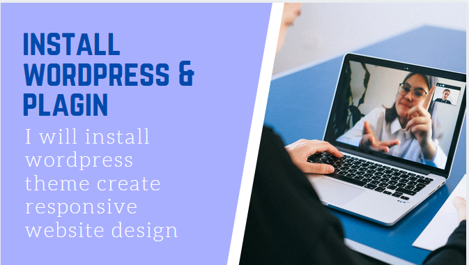 I will install wordpress theme create customize responsive website